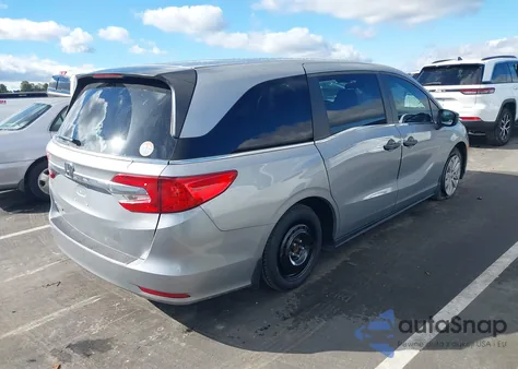 2019 Honda Odyssey Lx z USA, uszkodzony, nr VIN 5FNRL6H21KB124483